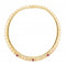 Collier REPOSSI - Collier semi-rigide or jaune rubis diamants 58 Facettes