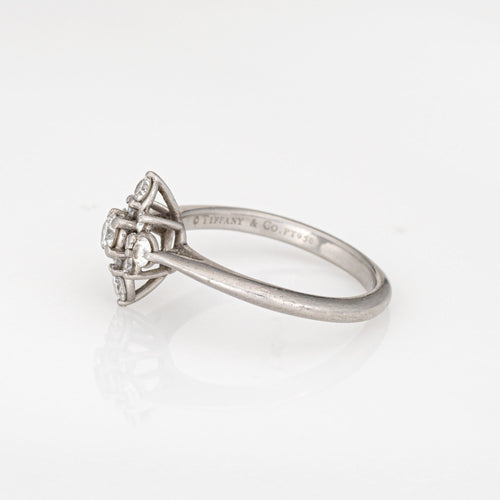 Bague 54 Tiffany & Co - Bague Diamant Étoile, Bijoux Platine Signature 58 Facettes G14049