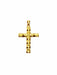 Pendentif Croix en or jaune 58 Facettes