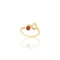 Toi & Moi Diamond ruby ring