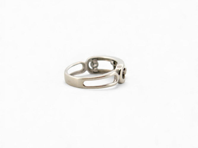 Bague 51 bague MESSIKA move classique 03998-wg t51 3 diamants 0.24ct or blanc 18k 58 Facettes 272117