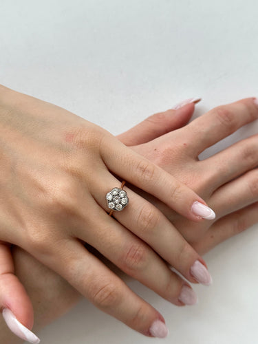 Bague 50 Bague Fleur diamants 58 Facettes 31303