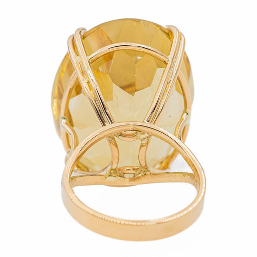 Bague 53 Bague Or jaune Citrine 58 Facettes 3105051CN