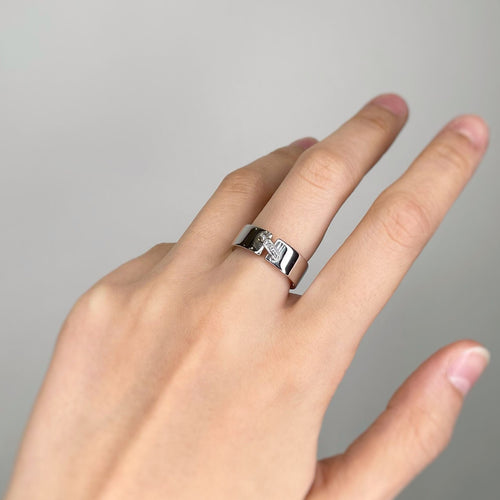 Bague 52 Bague "Liens" - CHAUMET 58 Facettes 180177R