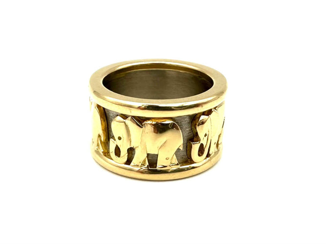 Bague 51 CARTIER. Collection "Pharaon", bague 2 ors 18K 58 Facettes