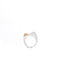 Bague 54 RAINBOW K - Bague or jaune, or blanc et diamants 58 Facettes 85787