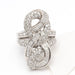 Bague 54 bague navette en or et diamants 58 Facettes E361376