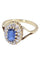 Bague 53 Bague marguerite saphir et diamants 58 Facettes 086351
