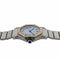 Montre Cartier Santos Round Octagon Date 2966 Large Octogonale Gold Stainless Steel 58 Facettes