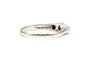 Bague 52 Bague contemporaine or blanc sertie de diamants 58 Facettes 22893