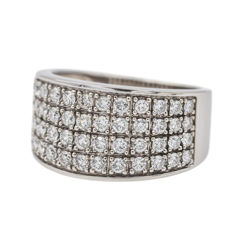 Bague 53.5 Bague Or blanc Diamant 58 Facettes 3282757CN