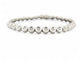 Bracelet bracelet tennis t19 serti de 35 diamants 2.1ct en or blanc 14k 16gr 58 Facettes 268155