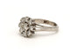 Bague 55 Bague Années 70 or blanc sertie de diamants (+/- 0.71 ct) 58 Facettes 20058