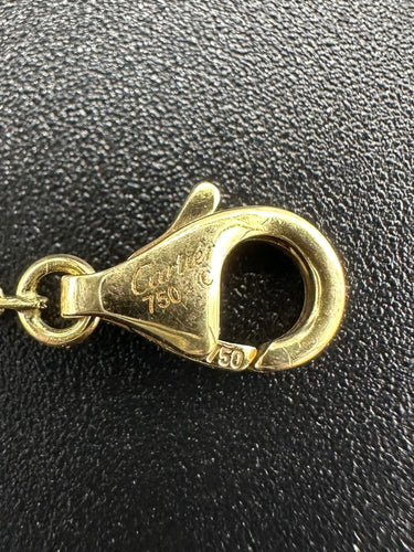 Collier CARTIER. Collection "Diamants légers", collier or jaune et diamant 58 Facettes