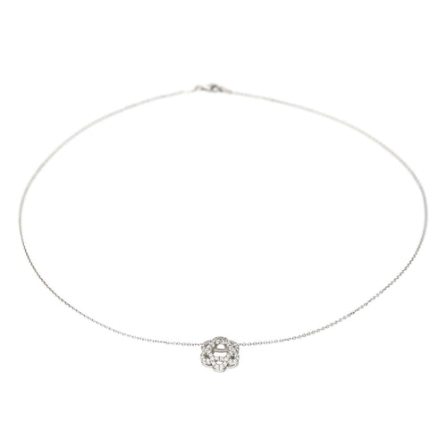 Collier Collier Pendentif Or blanc Diamant 58 Facettes 4520965RV
