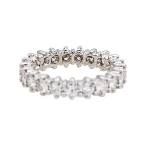 Bague 55 Bague  Alliance américaine  Or blanc Diamant 58 Facettes 4836934CN