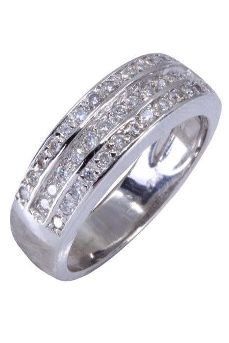 Bague 51 BAGUE PAVAGE DIAMANTS 58 Facettes 085551