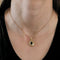 Pendentif Pendentif en or jaune serti d'un saphir et diamants 58 Facettes 127210110171