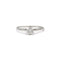 Bague 53 Solitaire or blanc diamant 58 Facettes 210034R