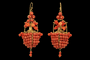 Boucles d'oreilles Boucles d'oreilles antiques en or jaune et corail 58 Facettes 7714