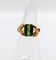 Bague 47.5 Bague art nouveau or 14k tourmaline et monture fleurie (circa 1910) 58 Facettes A06116