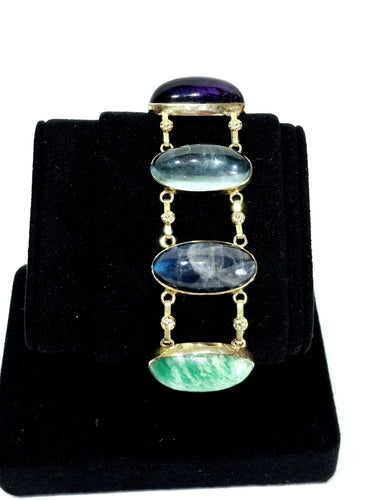 Bracelet Bracelet en or et pierres 58 Facettes