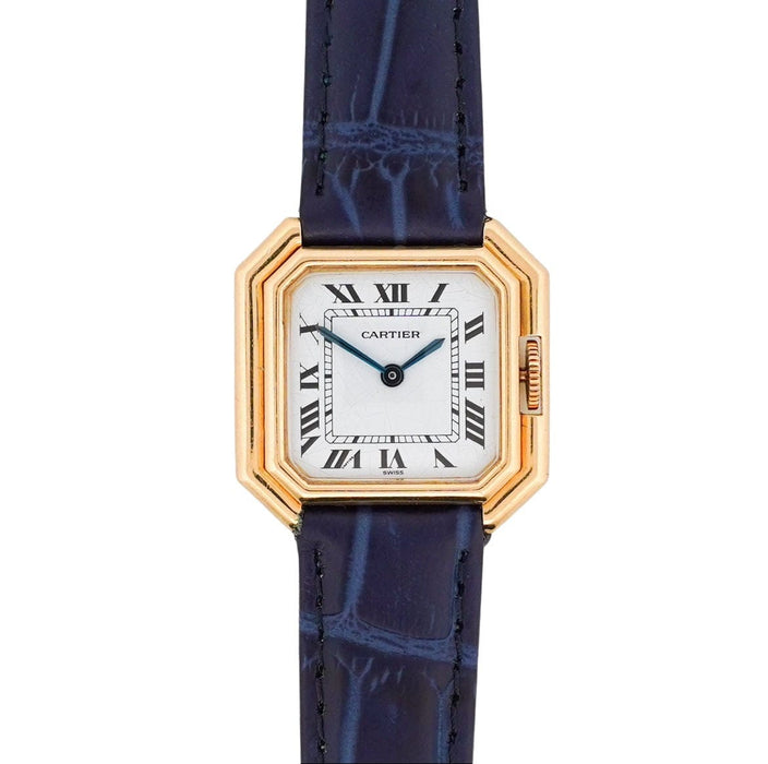 Bracelet Cartier Ceinture - Ivory roman dial - SM 58 Facettes