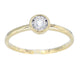 Bague Bague en or avec un diamant taille brillant 58 Facettes 2091