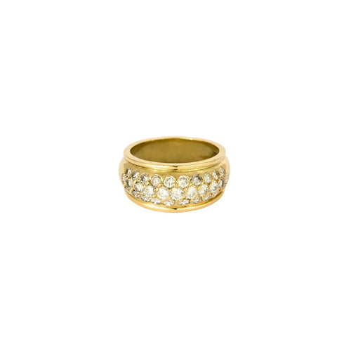 Bague 48 Bague or jaune diamants 58 Facettes LP1234/10
