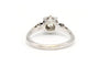 Bague 53 Bague Art Déco en or blanc sertie d'un diamant 58 Facettes B605