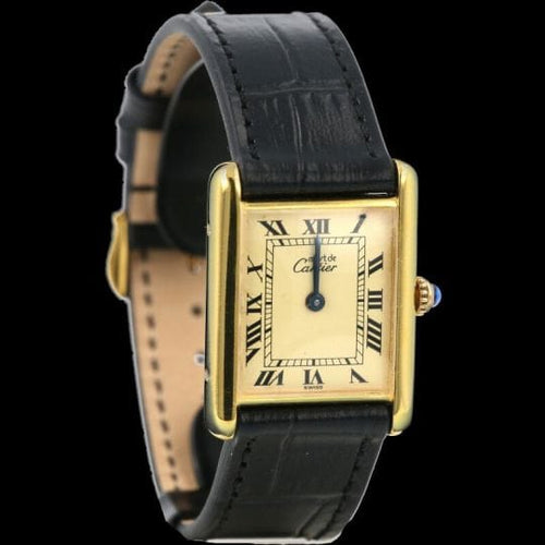 Montre Cartier Montre Tank Vermeil 58 Facettes MT44886