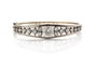 Bracelet Bracelet ancien en or blanc 14k et diamants 5.07ct dont central 2.82ct 58 Facettes 10385