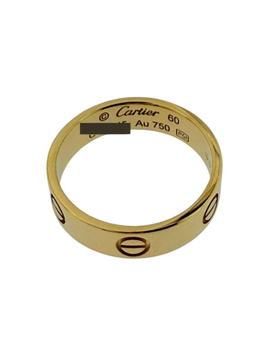 Bague 60 Bague Love Cartier en or jaune - taille 60 58 Facettes
