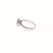 Bague 55 Bague or blanc diamant poire 58 Facettes Bag-DV.28.BELLO