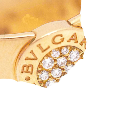 Bague 50.5 Bague BVLGARI BVLG en or rose et diamants 58 Facettes D361633UZ