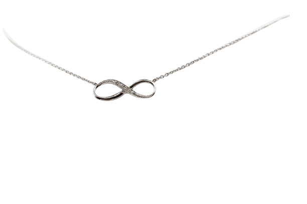 Collier Collier infini or blanc, diamants 58 Facettes 240410