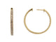 Boucles d'oreilles boucles d'oreilles creoles or 18k & 70 diamants 0.54ct certificat s 58 Facettes 272253
