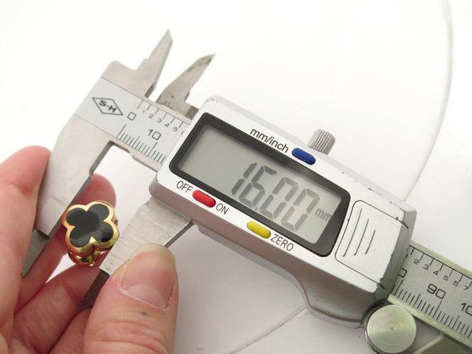 Boucles d'oreilles boucles d'oreilles VAN CLEEF & ARPELS pure alhambra en or jaune & onyx s 58 Facettes 271082