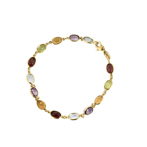 Bracelet Bracelet en Or jaune et pierres fines de couleurs 58 Facettes CHAL0749X6