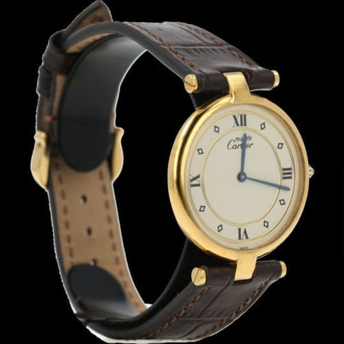 Montre Cartier Montre Must De Cartier Vermeil 58 Facettes MT44854