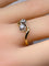 Bague toi et moi or jaune et blanc diamants