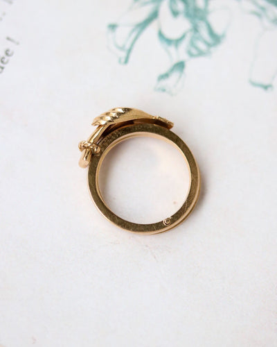 Bague 48.5 Bague de Foi Or Jaune 58 Facettes A11666