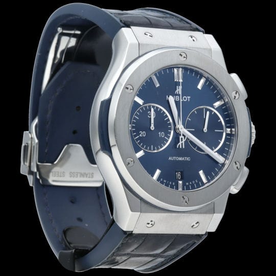 Hublot Montre Classic Fusion Chronograph Titanium Blue 45