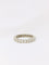 Bague 54 Alliance américaine or blanc diamants 1,38 ct 58 Facettes J65