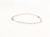 Bracelet bracelet DINH VAN le cube diamant chaine en or blanc 58 Facettes 263842