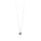 Collier en or blanc avec un diamant de 0,10 ct