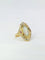 Bague marquise or jaune opale diamants