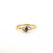 Ring 55 Solitaire Yellow Gold & Emerald 58 Facettes 43-GS35912