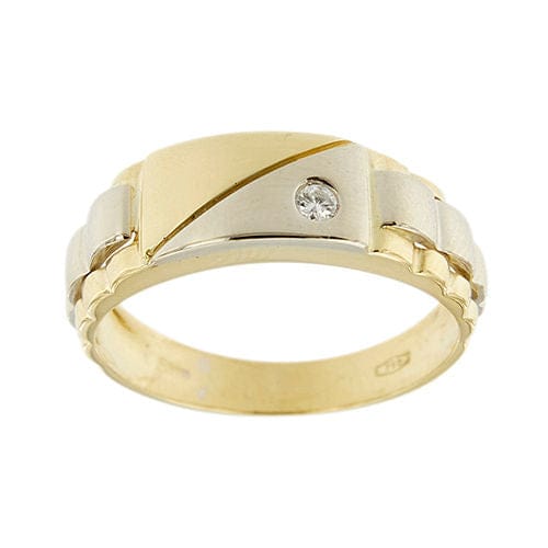 Bague pour homme avec diamant