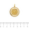Pendentif Pendentif en or jaune avec pièce de monnaie 58 Facettes 39066